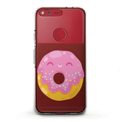 Lex Altern TPU Silicone Phone Case Cute Pink Donut