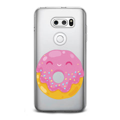 Lex Altern TPU Silicone LG Case Cute Pink Donut