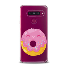 Lex Altern TPU Silicone Phone Case Cute Pink Donut