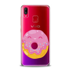 Lex Altern TPU Silicone VIVO Case Cute Pink Donut