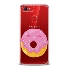 Lex Altern TPU Silicone Oppo Case Cute Pink Donut
