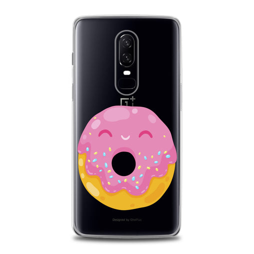 Lex Altern Cute Pink Donut OnePlus Case