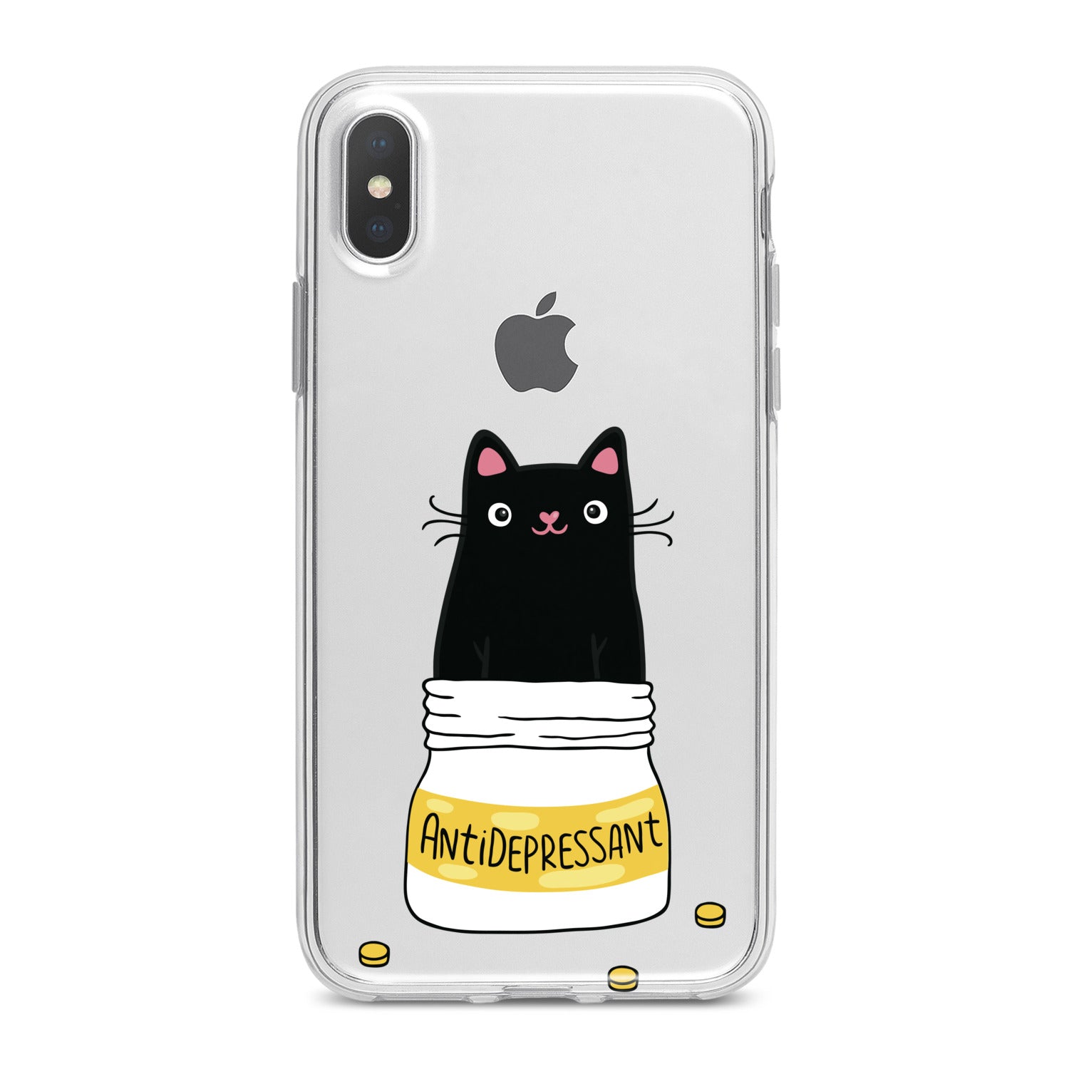 Lex Altern Cat Antidepressant Phone Case for your iPhone & Android phone.