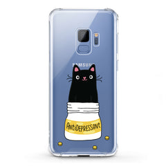 Lex Altern TPU Silicone Samsung Galaxy Case Cat Antidepressant