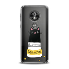 Lex Altern TPU Silicone Motorola Case Cat Antidepressant