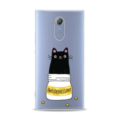 Lex Altern TPU Silicone Sony Xperia Case Cat Antidepressant