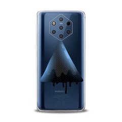 Lex Altern TPU Silicone Nokia Case Blue Watercolor Triangle