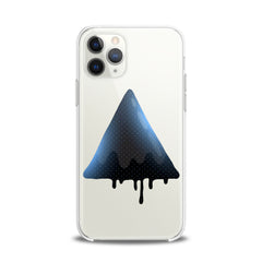 Lex Altern TPU Silicone iPhone Case Blue Watercolor Triangle