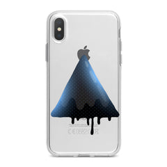Lex Altern Blue Watercolor Triangle Phone Case for your iPhone & Android phone.