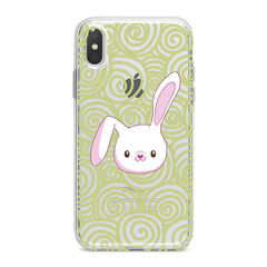 Lex Altern TPU Silicone Phone Case White Bunny Print
