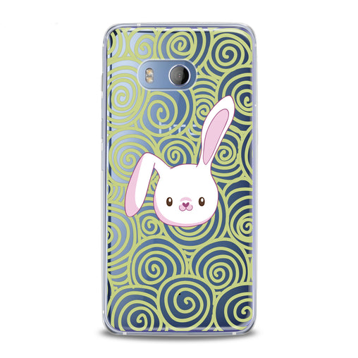 Lex Altern White Bunny Print HTC Case
