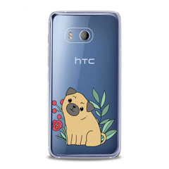 Lex Altern TPU Silicone HTC Case Cute Puppy Pug Dog