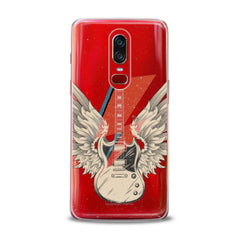 Lex Altern TPU Silicone OnePlus Case Wings Guitar Art