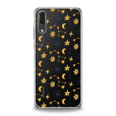Lex Altern Yellow Constellations Huawei Honor Case