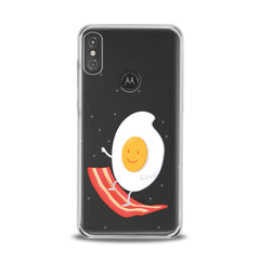 Lex Altern TPU Silicone Motorola Case Egg Bacon Surfing
