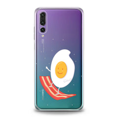 Lex Altern TPU Silicone Huawei Honor Case Egg Bacon Surfing