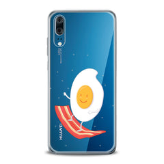 Lex Altern TPU Silicone Huawei Honor Case Egg Bacon Surfing