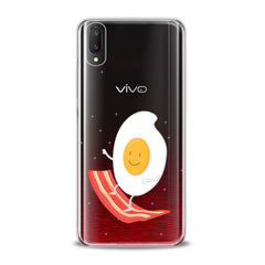 Lex Altern TPU Silicone VIVO Case Egg Bacon Surfing