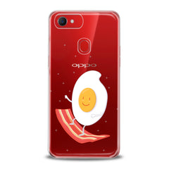 Lex Altern TPU Silicone Oppo Case Egg Bacon Surfing