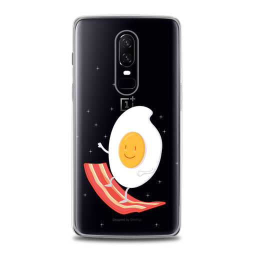 Lex Altern Egg Bacon Surfing OnePlus Case