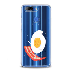 Lex Altern TPU Silicone Lenovo Case Egg Bacon Surfing