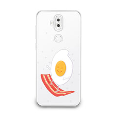 Lex Altern TPU Silicone Asus Zenfone Case Egg Bacon Surfing