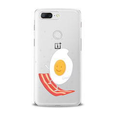 Lex Altern TPU Silicone OnePlus Case Egg Bacon Surfing