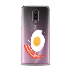 Lex Altern TPU Silicone OnePlus Case Egg Bacon Surfing
