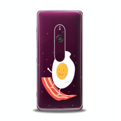 Lex Altern TPU Silicone Sony Xperia Case Egg Bacon Surfing