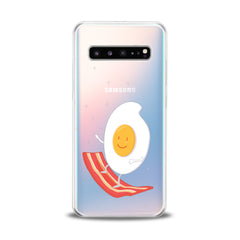 Lex Altern TPU Silicone Samsung Galaxy Case Egg Bacon Surfing