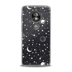Lex Altern TPU Silicone Phone Case White Constellation Art