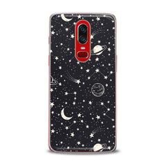 Lex Altern TPU Silicone OnePlus Case White Constellation Art