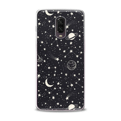 Lex Altern TPU Silicone OnePlus Case White Constellation Art