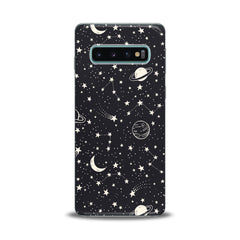Lex Altern TPU Silicone Samsung Galaxy Case White Constellation Art