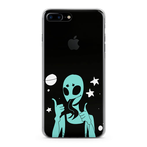 Lex Altern Green Crazy Alien Phone Case for your iPhone & Android phone.