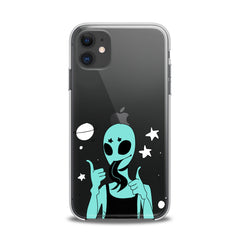 Lex Altern TPU Silicone iPhone Case Green Crazy Alien