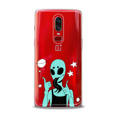 Lex Altern TPU Silicone OnePlus Case Green Crazy Alien