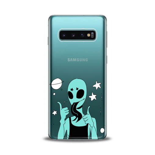 Lex Altern Green Crazy Alien Samsung Galaxy Case