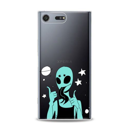 Lex Altern Green Crazy Alien Sony Xperia Case