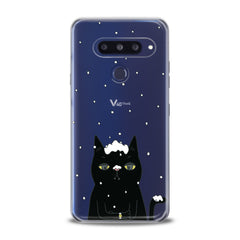 Lex Altern TPU Silicone LG Case Black Snowy Cat