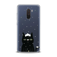 Lex Altern TPU Silicone Xiaomi Redmi Mi Case Black Snowy Cat