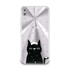 Lex Altern TPU Silicone Asus Zenfone Case Black Snowy Cat