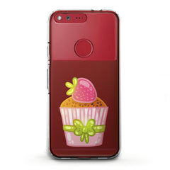 Lex Altern TPU Silicone Phone Case Strawberry Cupcake