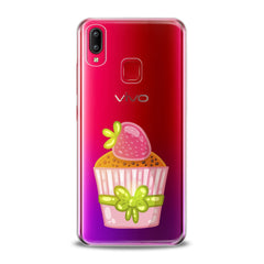 Lex Altern TPU Silicone VIVO Case Strawberry Cupcake