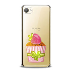 Lex Altern TPU Silicone HTC Case Strawberry Cupcake