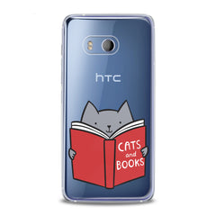 Lex Altern TPU Silicone HTC Case Felines Book
