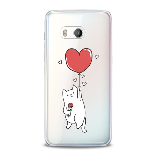 Lex Altern Heart Balloon Cat HTC Case