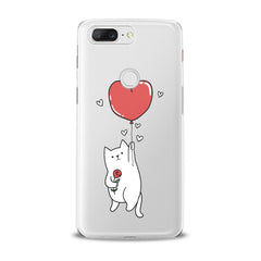 Lex Altern Heart Balloon Cat OnePlus Case