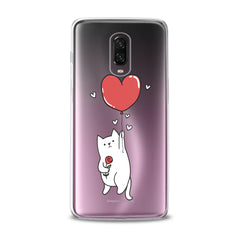 Lex Altern TPU Silicone OnePlus Case Heart Balloon Cat