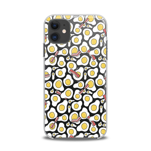 Lex Altern TPU Silicone iPhone Case Scrambled Eggs Pattern